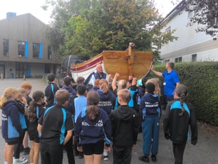 Dartmouth pupils chart course for adventure with renown sailor
